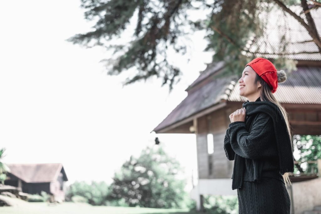 portrait-asian-young-woman-winter-costume-praying-morning-woodland-christianity-faith-hope-love-concept (1) | DSM Properti...